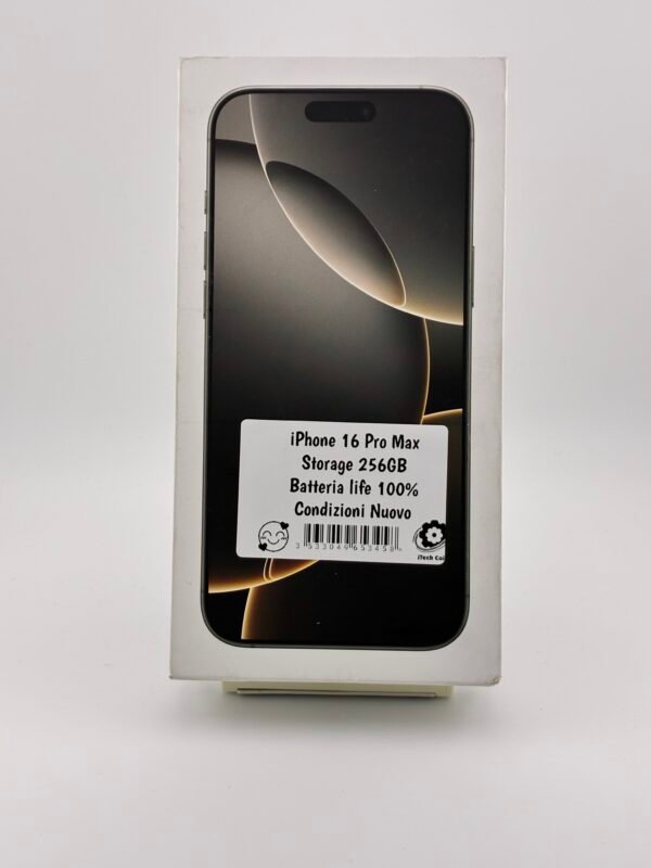iPhone 16 Pro Max 256GB Titanium Desert Nuovo - immagine 6