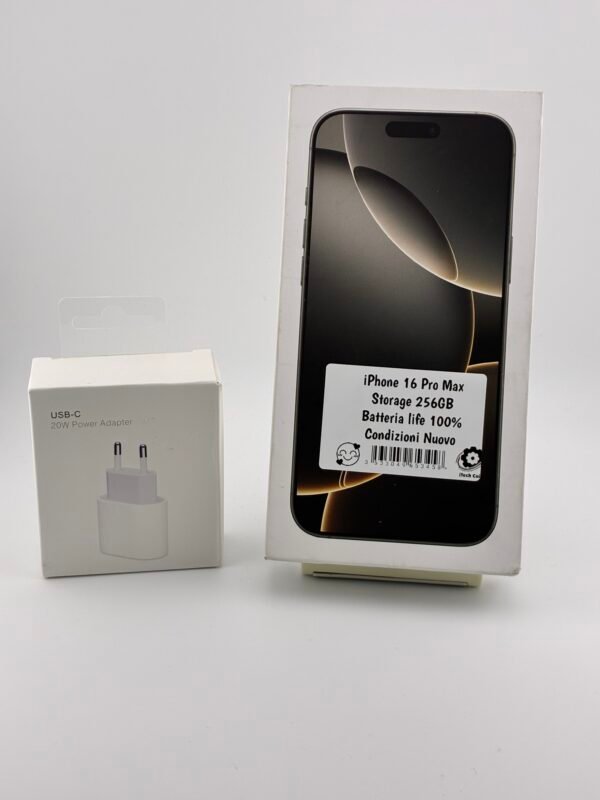 iPhone 16 Pro Max 256GB Titanium Desert Nuovo