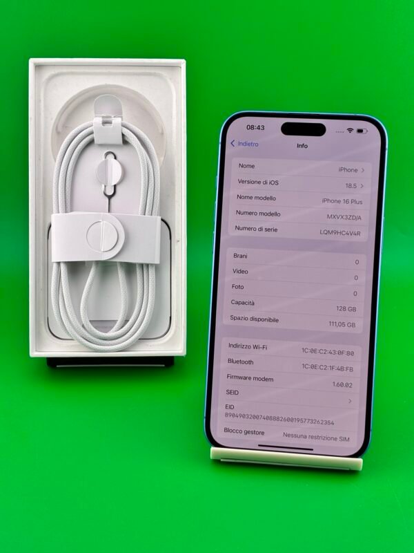 iPhone 16 Plus 128gb Usato - immagine 6