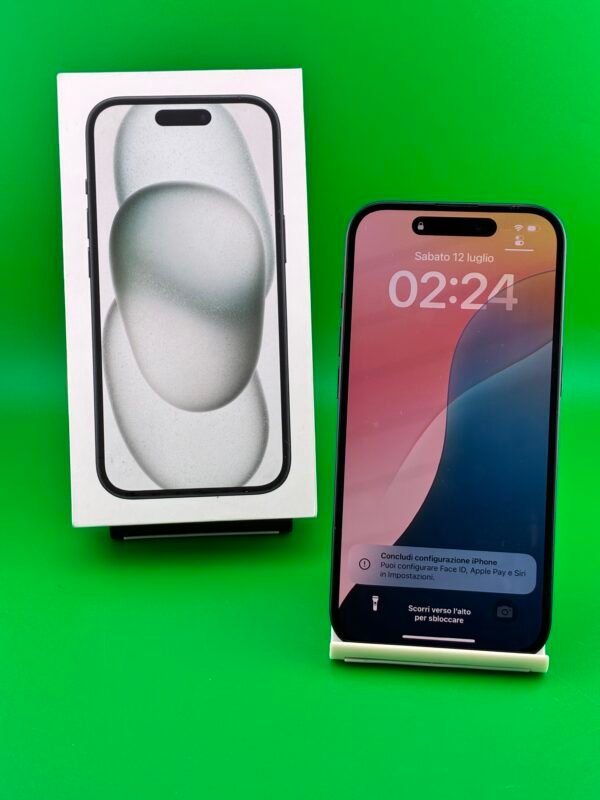 iPhone 15 128GB Usato Nero - immagine 2