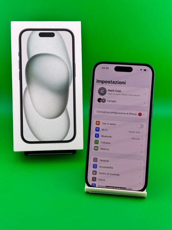 iPhone 15 128GB Usato Nero - immagine 4