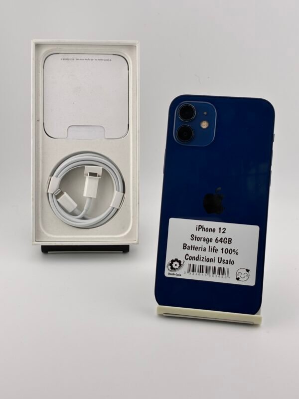 iPhone 12 64GB Blue Usato