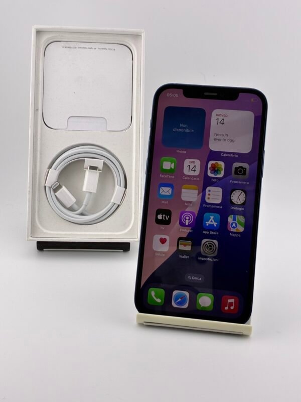 iPhone 12 64GB Blue Usato - immagine 5