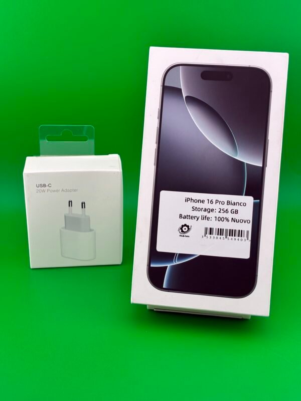 iPhone 16 Pro 256GB Nuovo Bianco