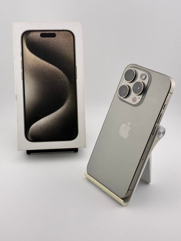 iPhone 15 Pro 128GB 88% Titanio Naturale Usato - immagine 6