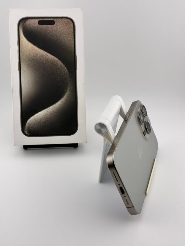 iPhone 15 Pro 128GB 88% Titanio Naturale Usato - immagine 4