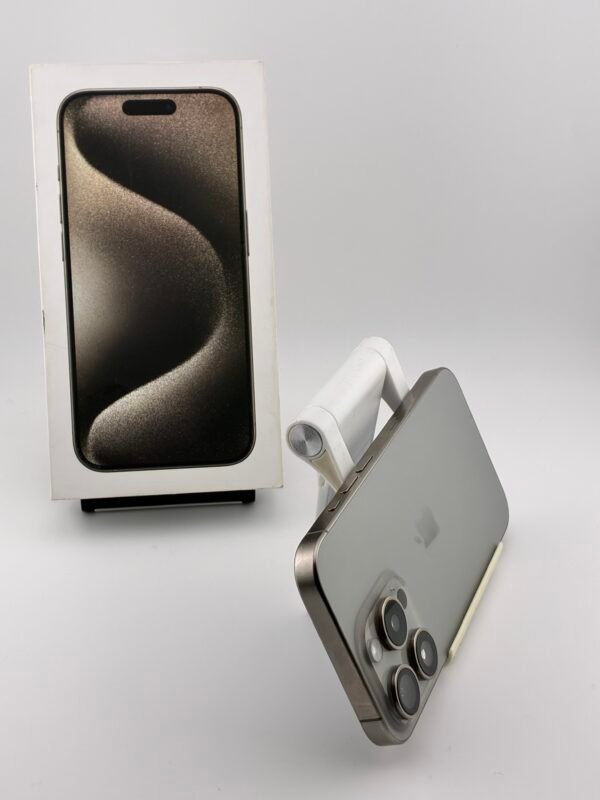 iPhone 15 Pro 128GB 88% Titanio Naturale Usato - immagine 3