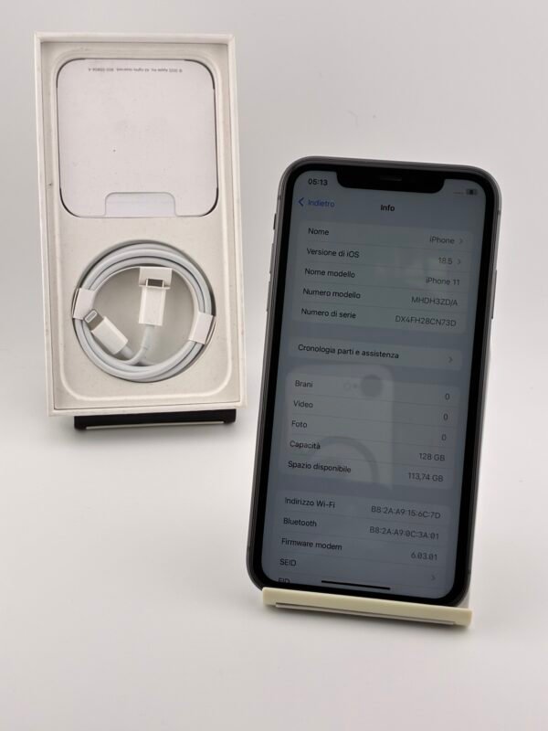iPhone 11 128GB Usato (Batt 100%) - immagine 7